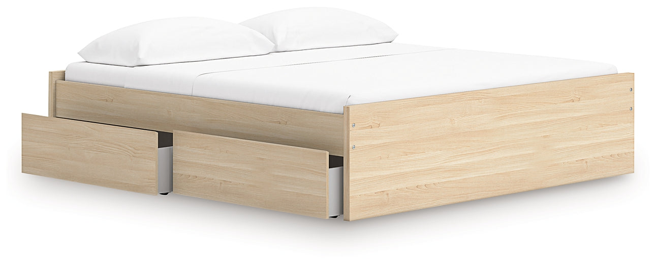 Onita King Platform Bed with 2 Side Storage Signature Design by Ashley®
