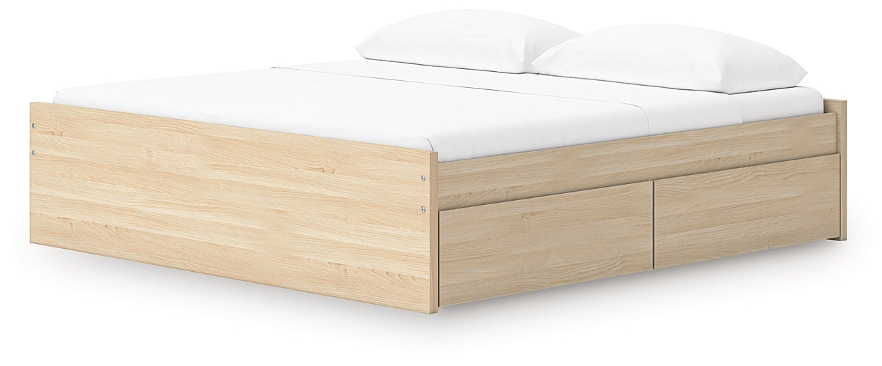 Onita King Platform Bed with 2 Side Storage Signature Design by Ashley®