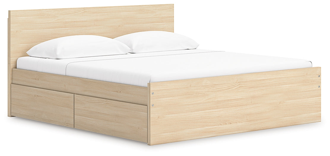 Onita King Panel Platform Bed with Storage Signature Design by Ashley®