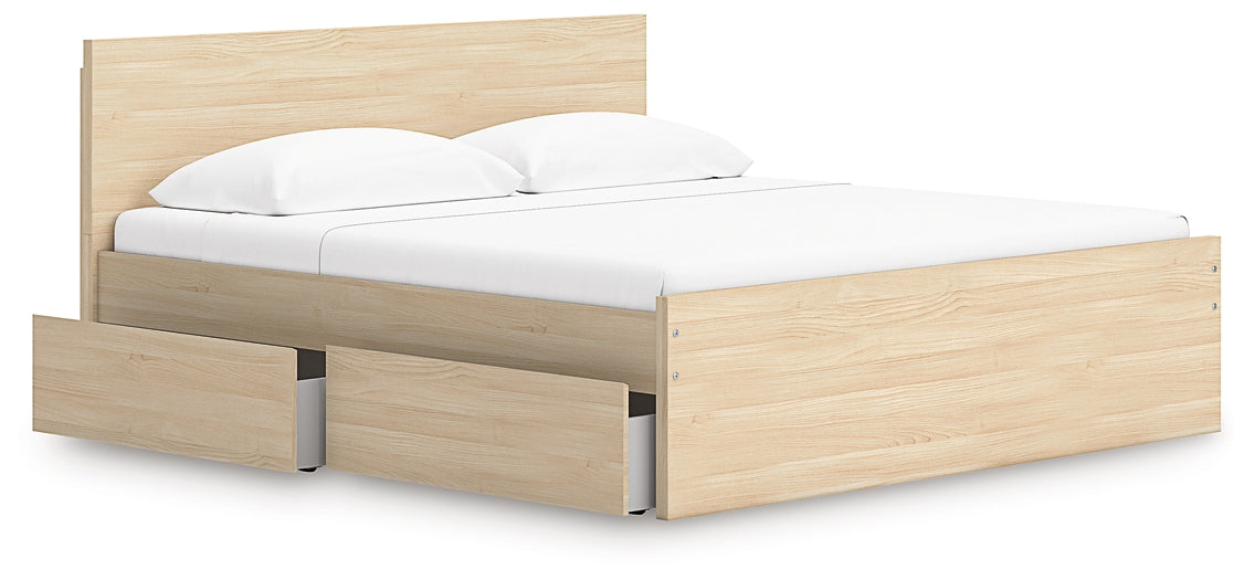 Onita King Panel Platform Bed with Storage Signature Design by Ashley®