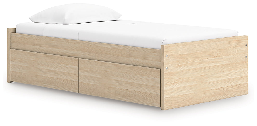 Onita Twin Platform Bed with 1 Side Storage Signature Design by Ashley®