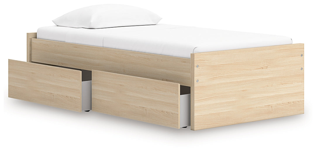 Onita Twin Platform Bed with 1 Side Storage Signature Design by Ashley®