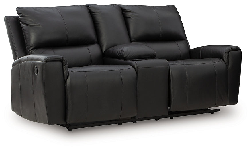 Glossmore DBL Rec Loveseat w/Console Signature Design by Ashley®