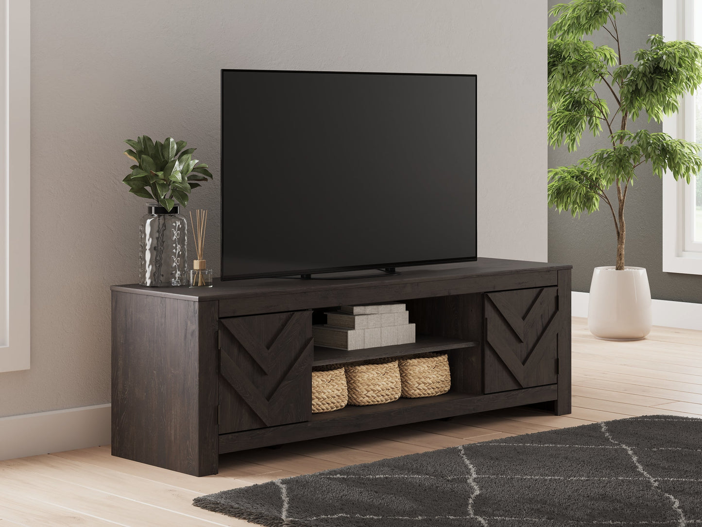 Cayboni LG TV Stand w/Fireplace Option Signature Design by Ashley®