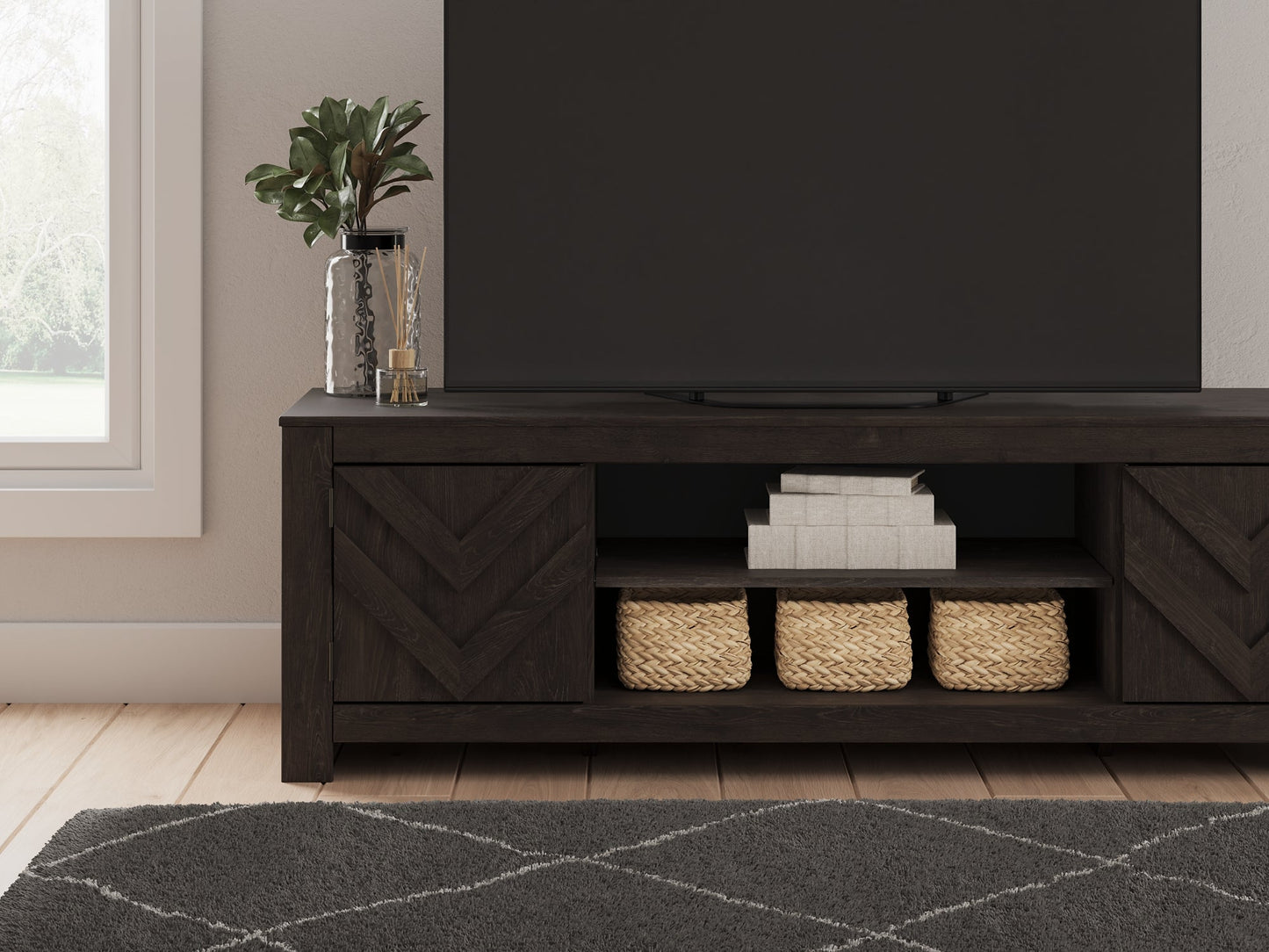 Cayboni LG TV Stand w/Fireplace Option Signature Design by Ashley®