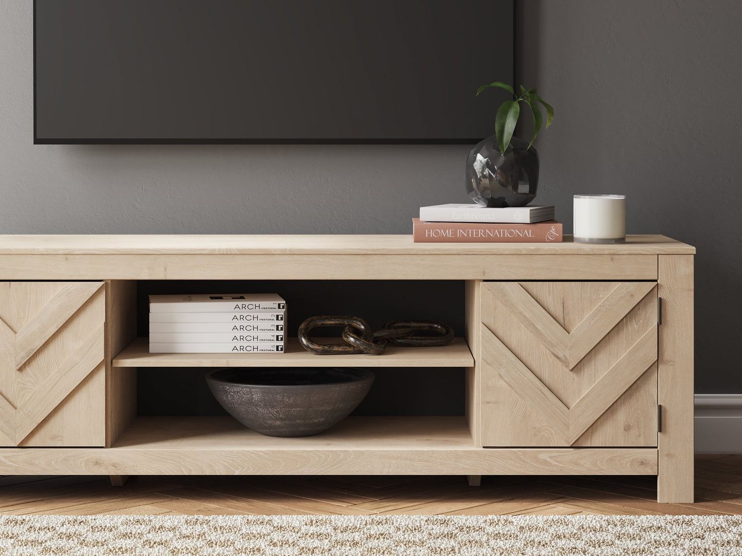 Cayboni LG TV Stand w/Fireplace Option Signature Design by Ashley®