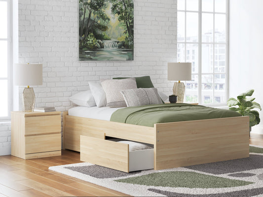 Onita Full Platform Bed with 2 Side Storage Signature Design by Ashley®