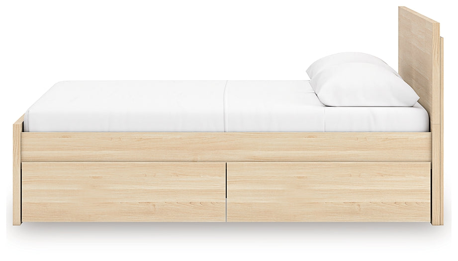 Onita Full Panel Platform Bed with 2 Side Storage Signature Design by Ashley®