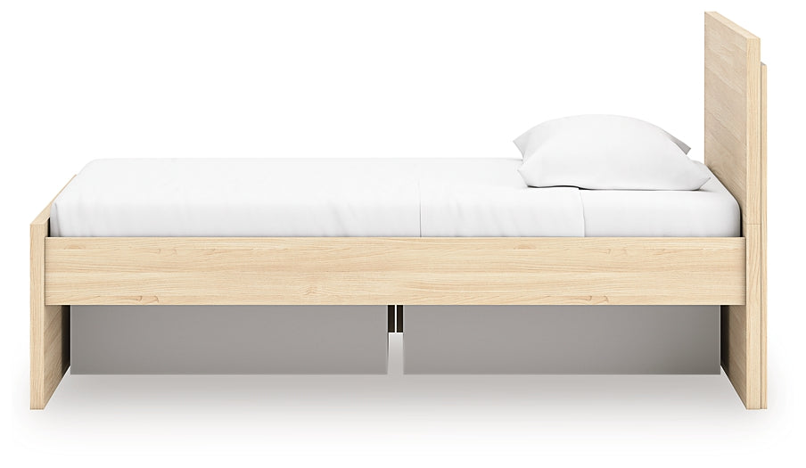 Onita Twin Panel Platform Bed with 1 Side Storage Signature Design by Ashley®
