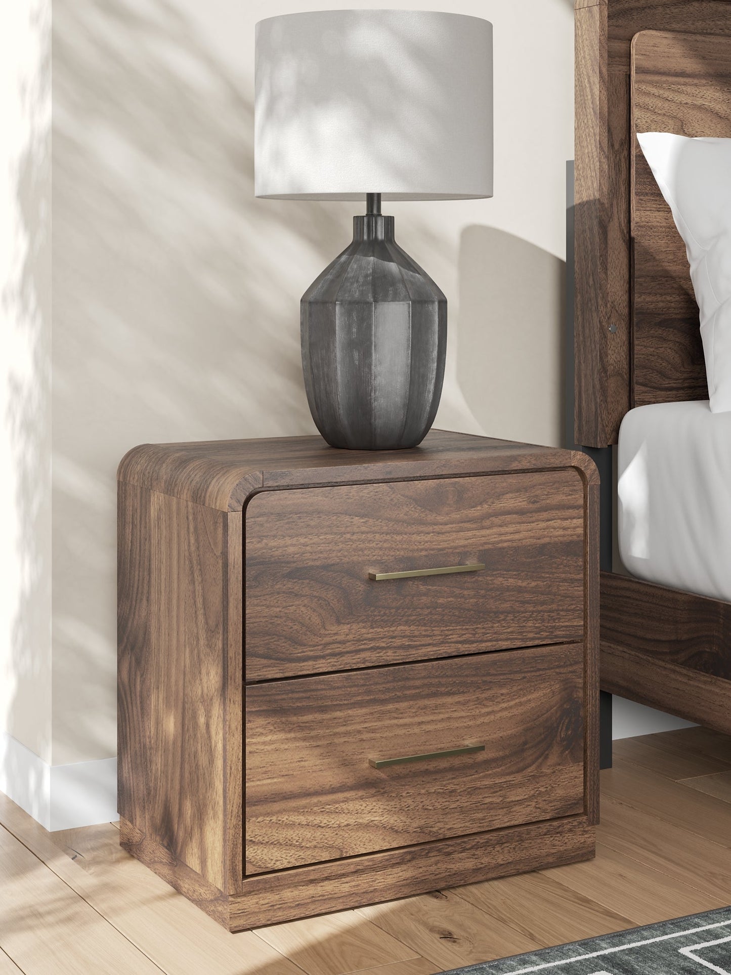 Fortlorn Two Drawer Night Stand Signature Design by Ashley®