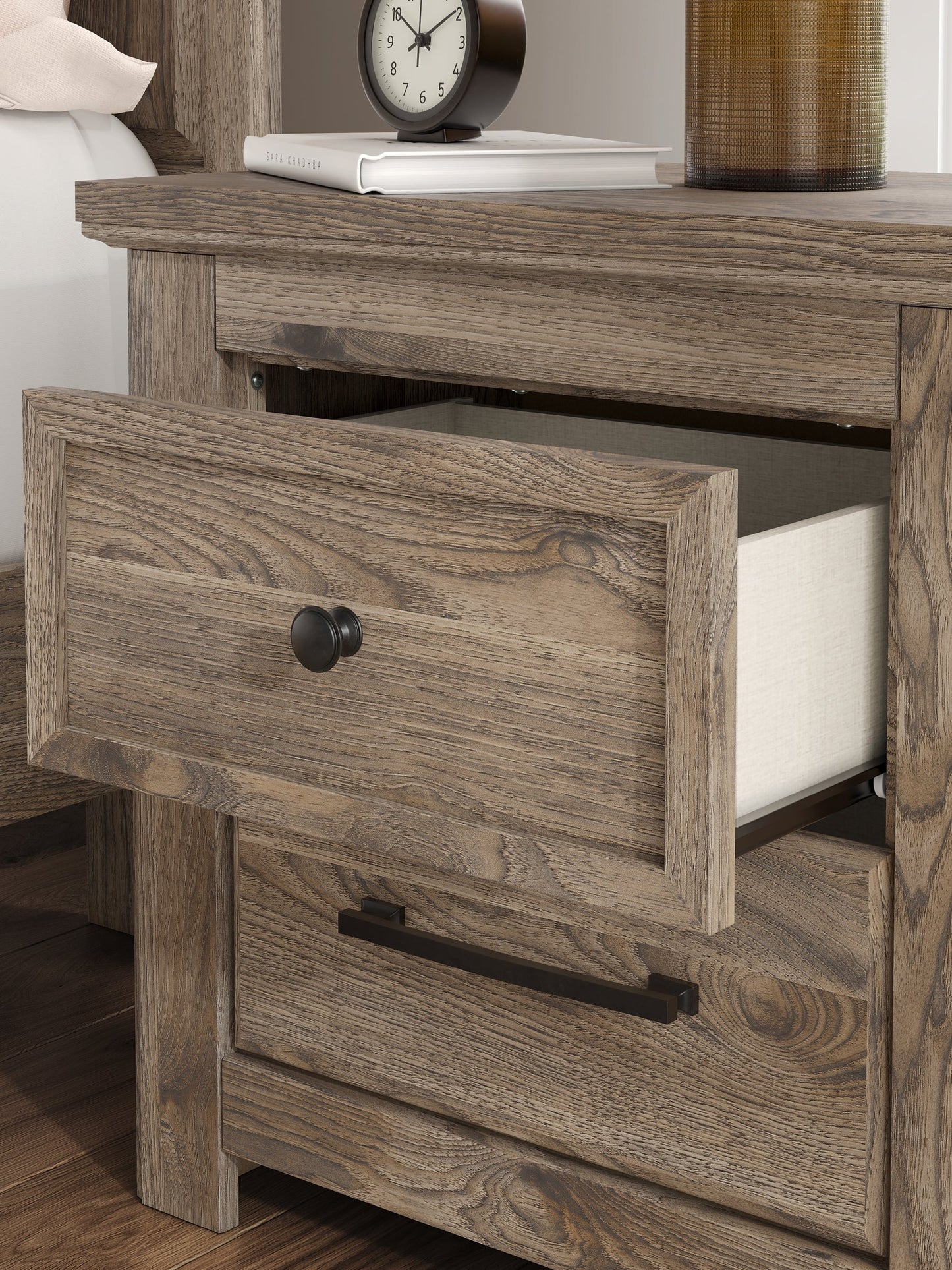 Rusticott Two Drawer Night Stand Signature Design by Ashley®
