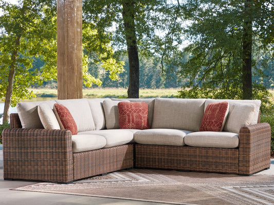 Dolan Creek 3-Piece Outdoor Sectional Signature Design by Ashley®
