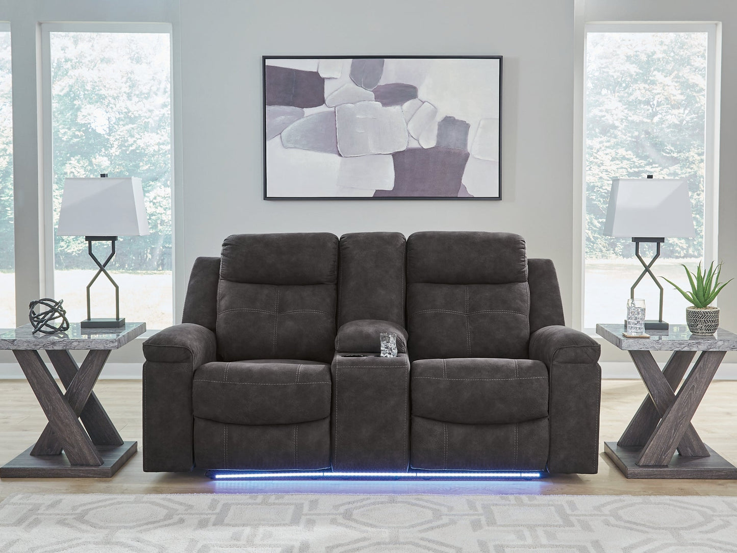 Brysonview DBL Rec Loveseat w/Console Benchcraft®