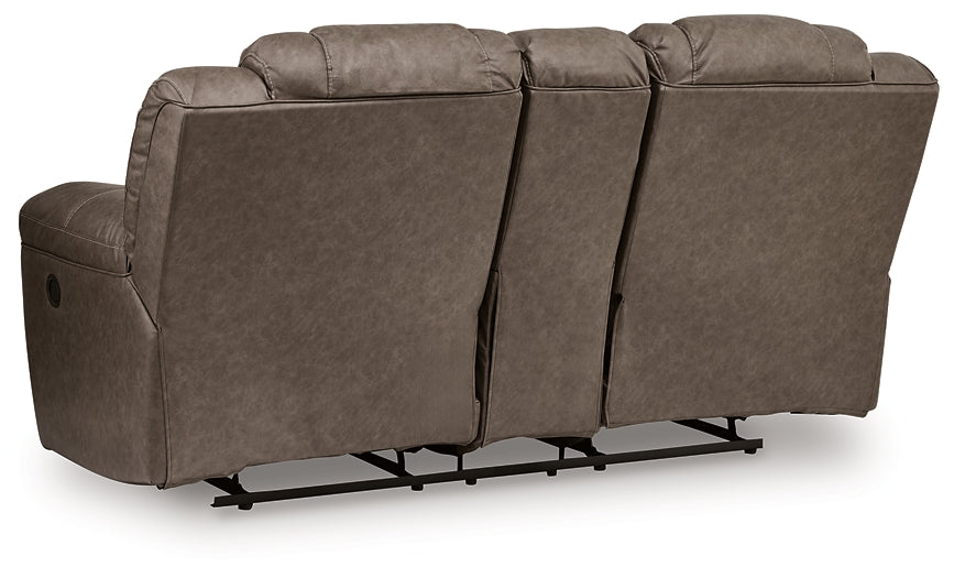 Lowilla DBL Rec Loveseat w/Console Signature Design by Ashley®