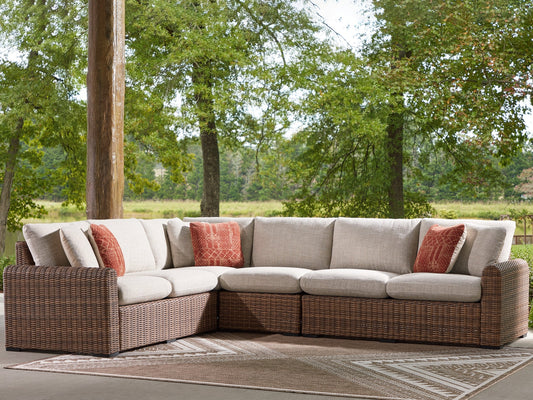 Dolan Creek 4-Piece Outdoor Sectional Signature Design by Ashley®