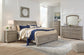Lettner California King Sleigh Bed with Mirrored Dresser Signature Design by Ashley®