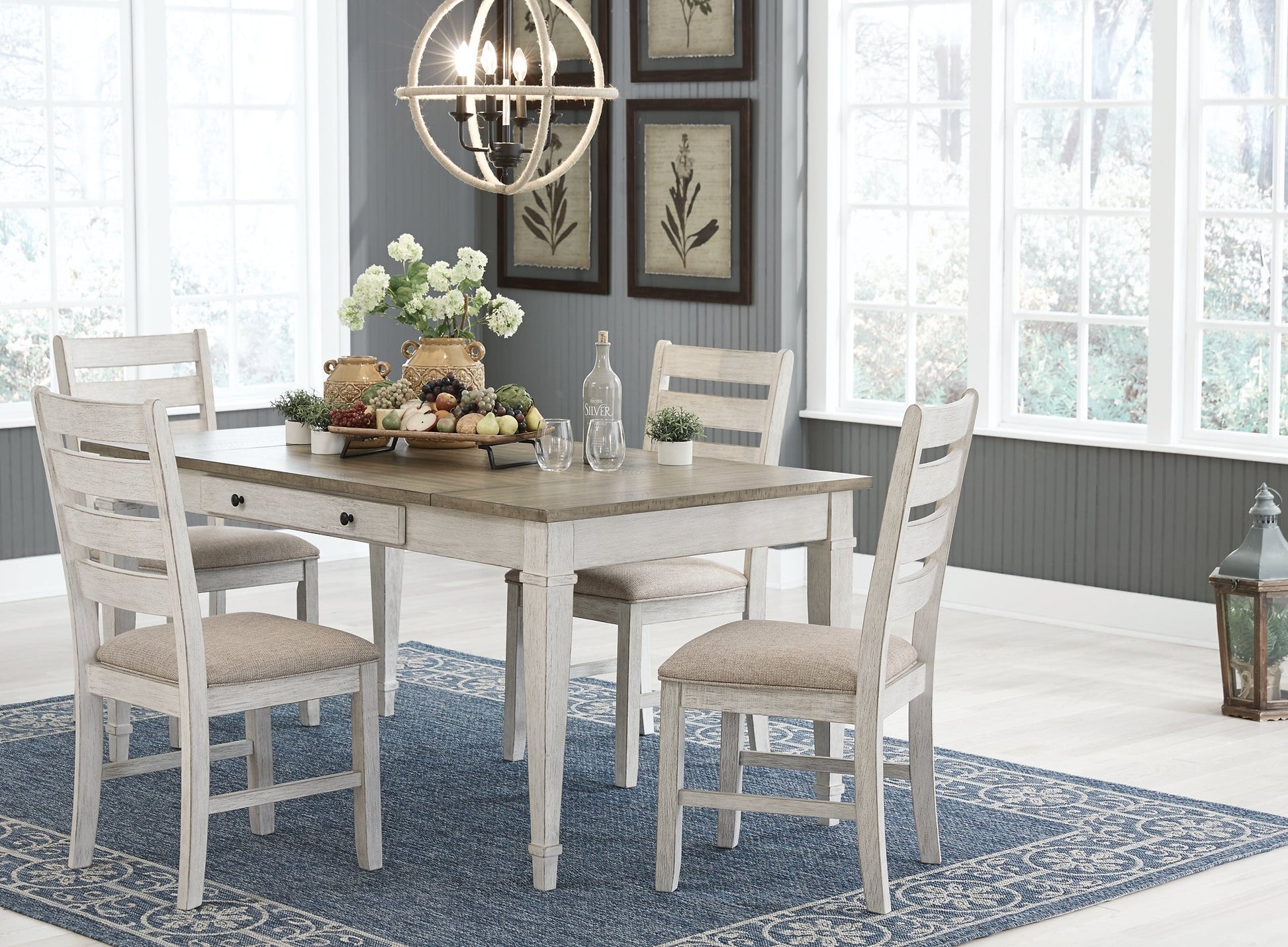 Skempton Dining Table and 4 Chairs Signature Design by Ashley®