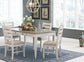 Skempton Dining Table and 4 Chairs Signature Design by Ashley®