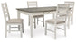 Skempton Dining Table and 4 Chairs Signature Design by Ashley®