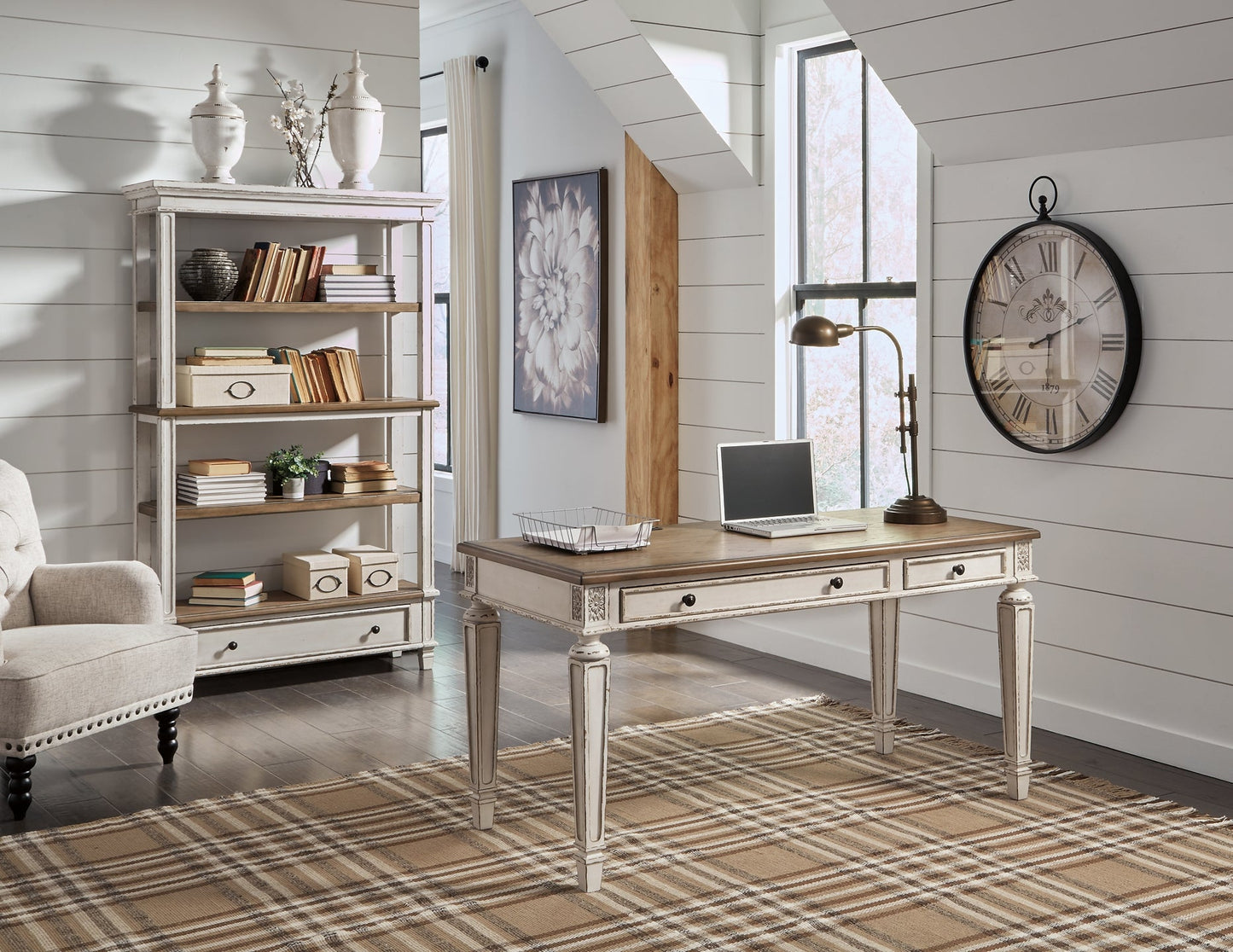 Realyn Home Office Desk and Storage Signature Design by Ashley®