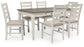 Skempton Dining Table and 6 Chairs Signature Design by Ashley®