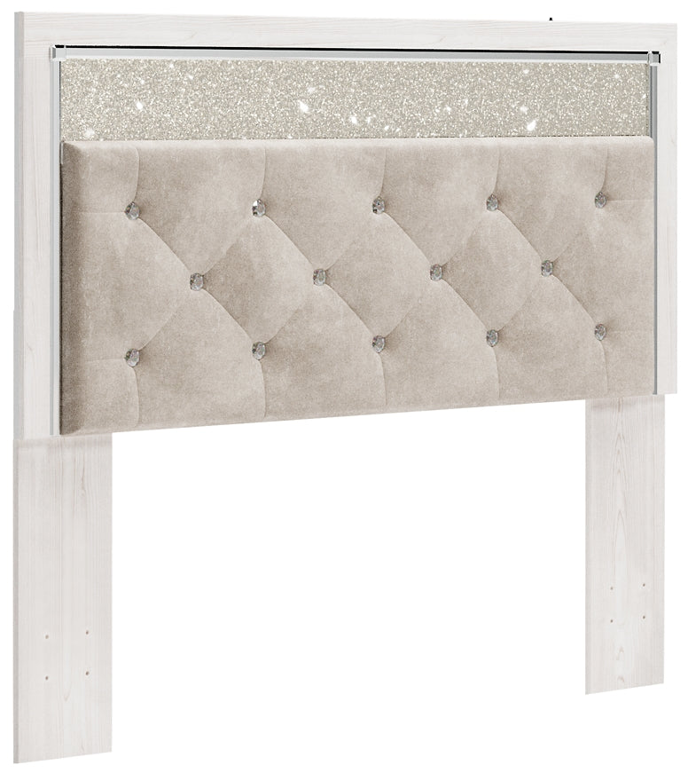 Altyra Queen Panel Headboard Bed with Mirrored Dresser Signature Design by Ashley®