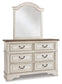 Realyn Twin Panel Bed with Mirrored Dresser Signature Design by Ashley®