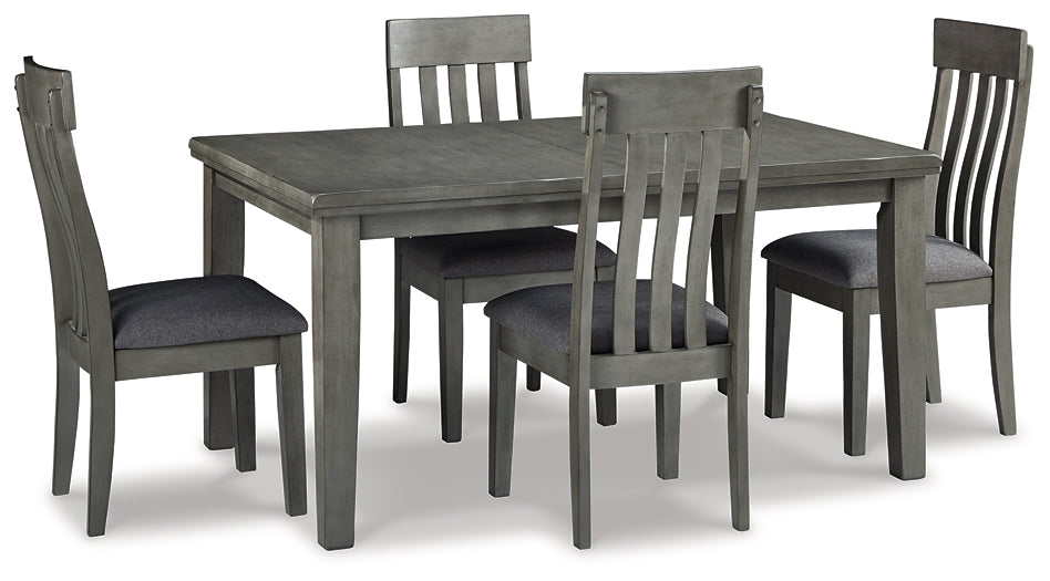 Hallanden Dining Table and 4 Chairs Signature Design by Ashley®