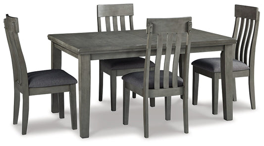 Hallanden Dining Table and 4 Chairs Signature Design by Ashley®