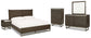Arkenton King Panel Bed with Mirrored Dresser, Chest and Nightstand Ashley®