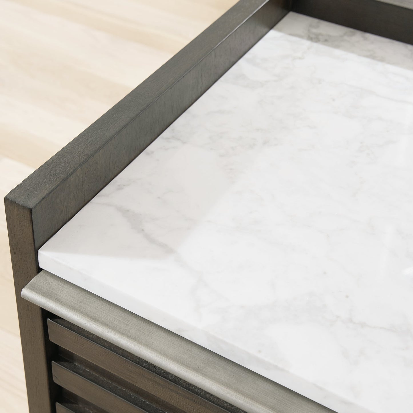 Arkenton King Panel Bed with Mirrored Dresser, Chest and Nightstand Ashley®