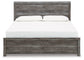 Bronyan King Panel Bed with Mirrored Dresser, Chest and Nightstand Signature Design by Ashley®