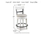 Valebeck Counter Height Dining Table and 2 Barstools Signature Design by Ashley®