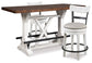 Valebeck Counter Height Dining Table and 2 Barstools Signature Design by Ashley®