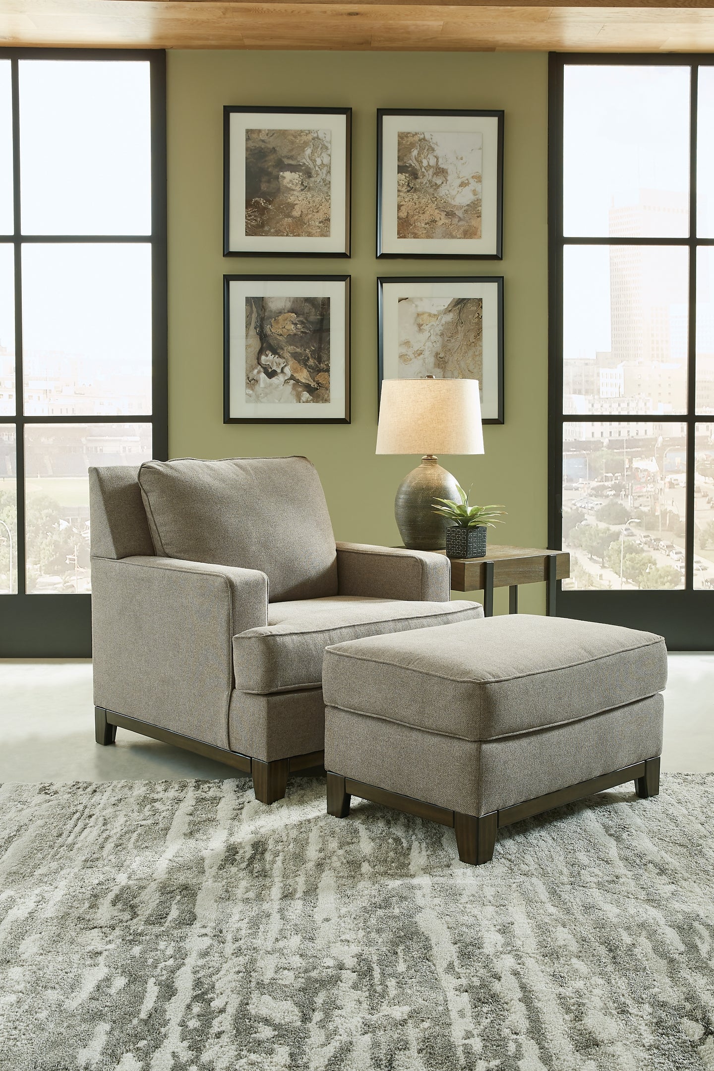 Kaywood Chair and Ottoman Signature Design by Ashley®