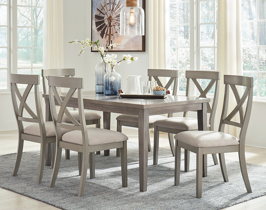Parellen Dining Table and 6 Chairs Signature Design by Ashley®