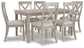 Parellen Dining Table and 6 Chairs Signature Design by Ashley®