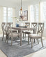 Parellen Dining Table and 6 Chairs Signature Design by Ashley®