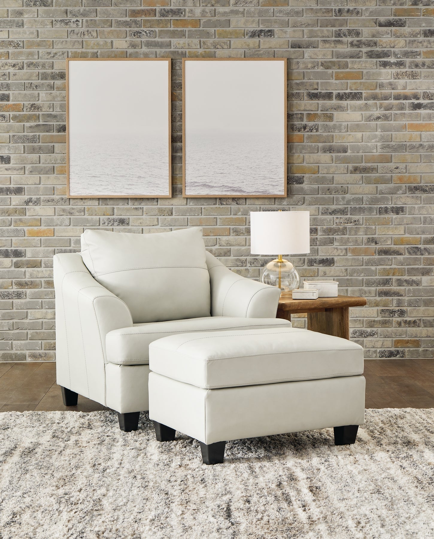Genoa Chair and Ottoman Signature Design by Ashley®