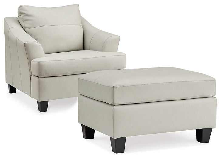 Genoa Chair and Ottoman Signature Design by Ashley®
