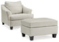 Genoa Chair and Ottoman Signature Design by Ashley®