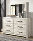 Cambeck Queen Panel Bed with 2 Storage Drawers with Mirrored Dresser and Nightstand Signature Design by Ashley®