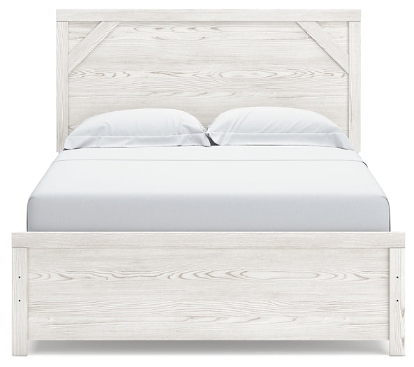 Gerridan Queen Panel Bed with Mirrored Dresser and Nightstand Signature Design by Ashley®