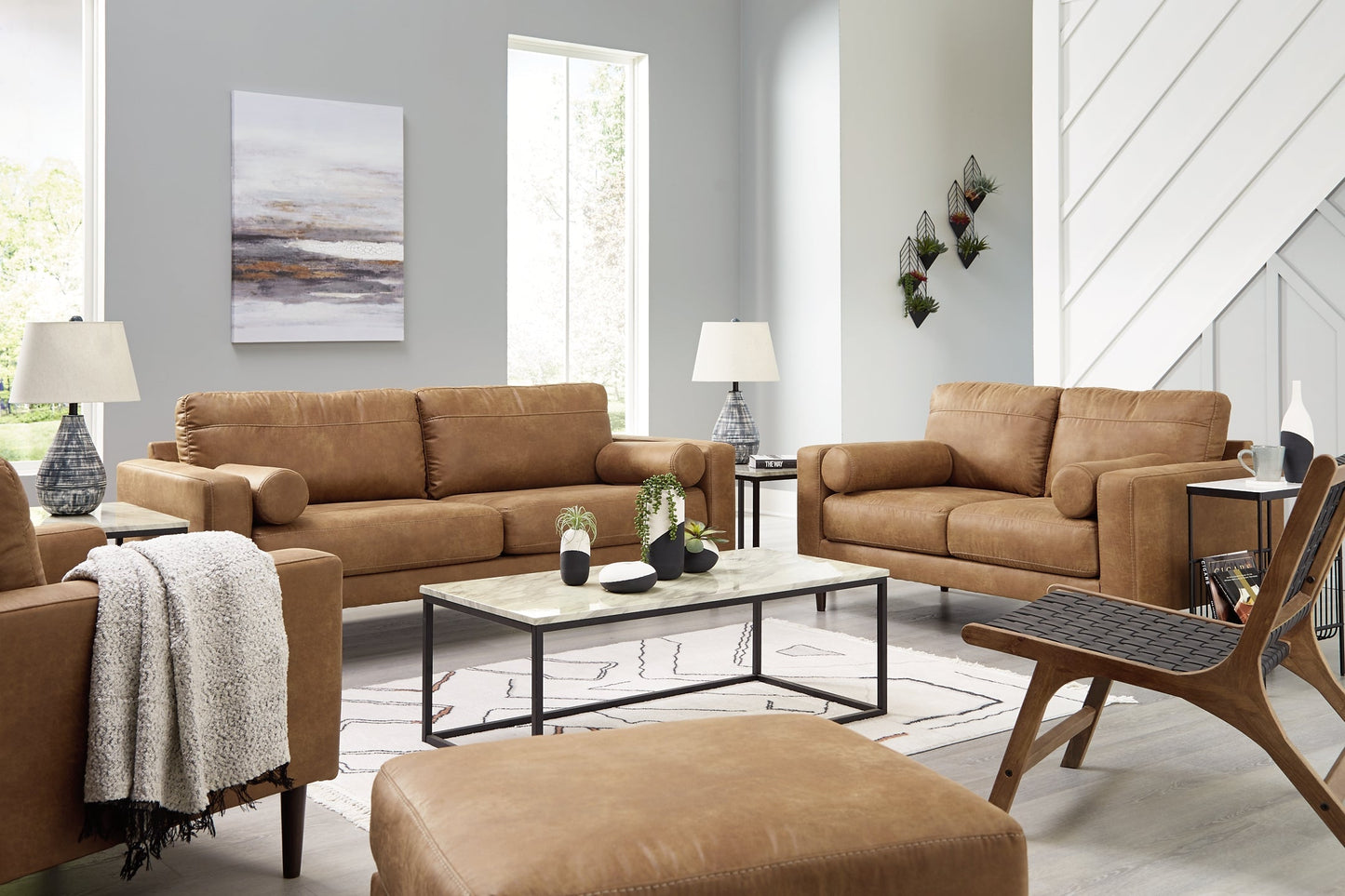 Telora Sofa, Loveseat, Chair and Ottoman Signature Design by Ashley®
