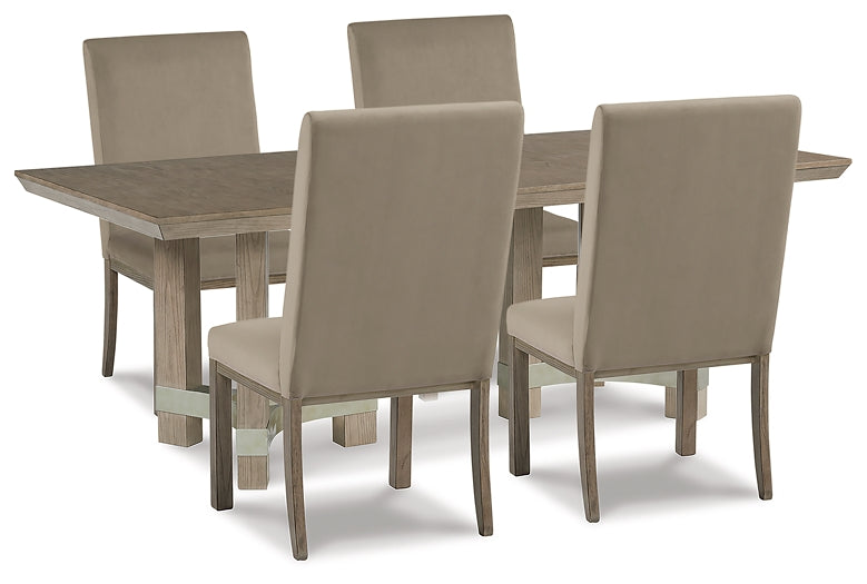 Chrestner Dining Table and 4 Chairs Signature Design by Ashley®