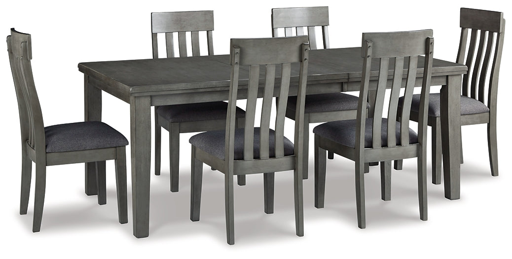 Hallanden Dining Table and 6 Chairs Signature Design by Ashley®