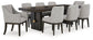 Burkhaus Dining Table and 8 Chairs Signature Design by Ashley®