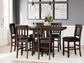Haddigan Counter Height Dining Table and 6 Barstools Signature Design by Ashley®