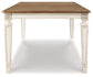 Realyn Dining Table and 8 Chairs Signature Design by Ashley®
