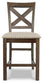 Moriville Counter Height Dining Table and 6 Barstools Signature Design by Ashley®